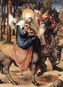 Albrecht Durer The Seven Sorrows of the Virgin: The Flight into Egypt Spain oil painting artist